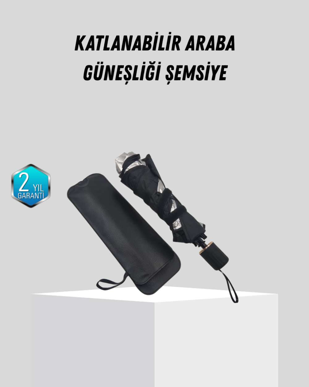 Ön Cam Güneşliği – Kalın Kumaş ve Cam Elyaf İskelet ile Maksimum UV Koruma