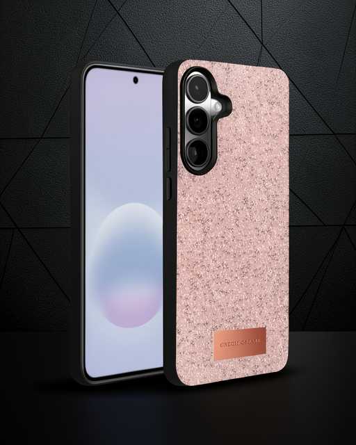 Onegif Samsung Galaxy A57 5g Bright Simli Kapak - Pembe
