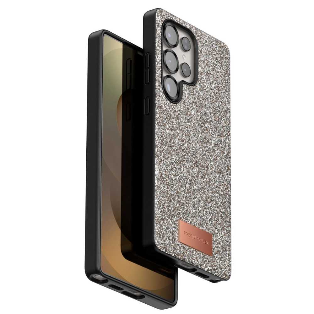 Onegif Samsung Galaxy S25 Ultra Bright Simli Kapak - Gold