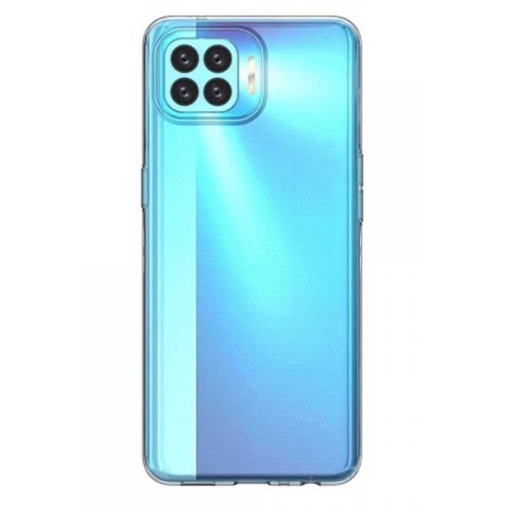 Oppo A73 Kılıf Lüx Şeffaf Silikon - Şeffaf