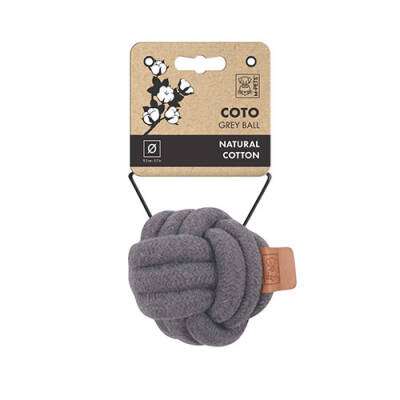 Örgü Top Köpek Oyuncağı Gri 9,5 Cm