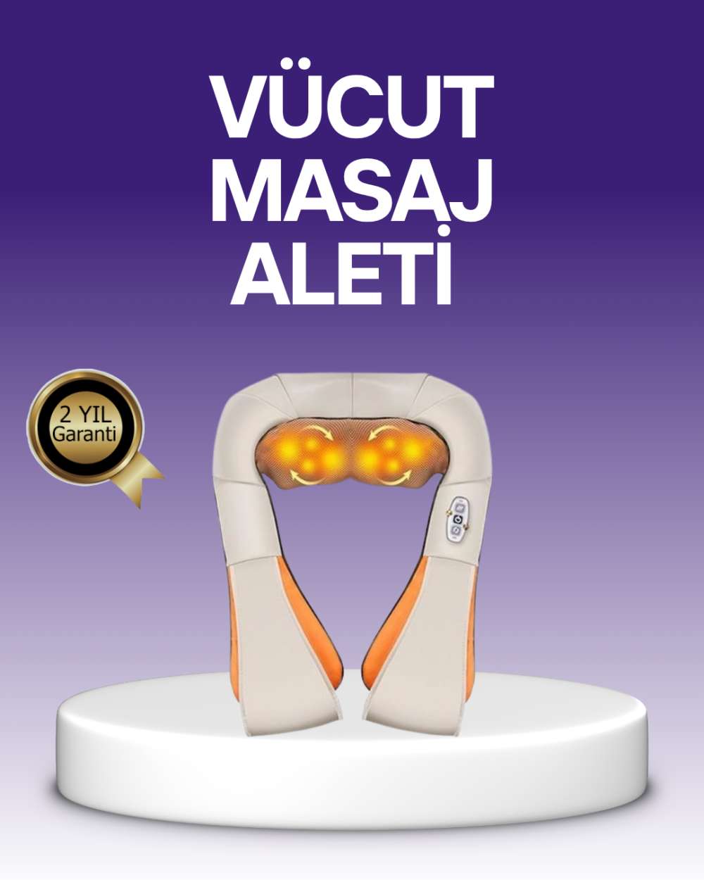 Ovmalı Boyun ve Sırt Masaj Cihazı