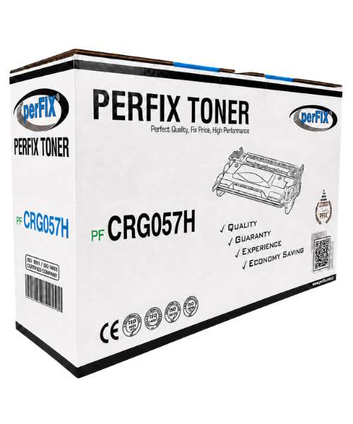PFX Canon CRG057H Chipli Yüksek Kapasite 10K Laser Toner