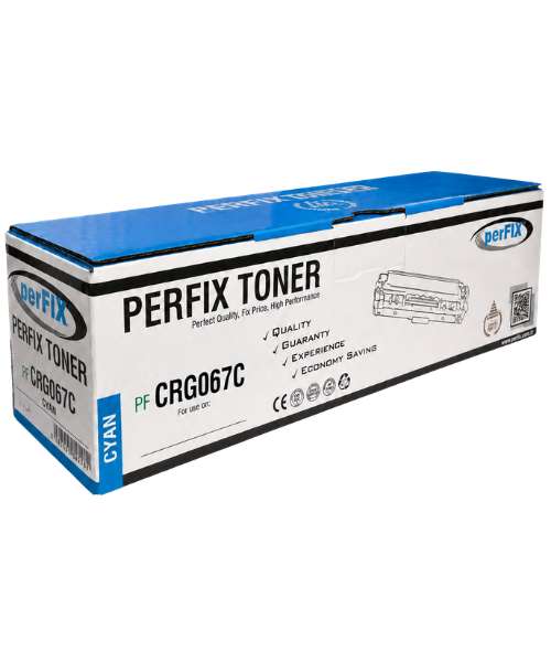 PFX Canon CRG067C CRG054 Chipli Mavi Laser Toner 1,25K
