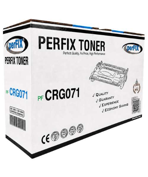 PFX Canon CRG071 - 5645C002AA ***Chipsiz*** Laser Toner 1,2K