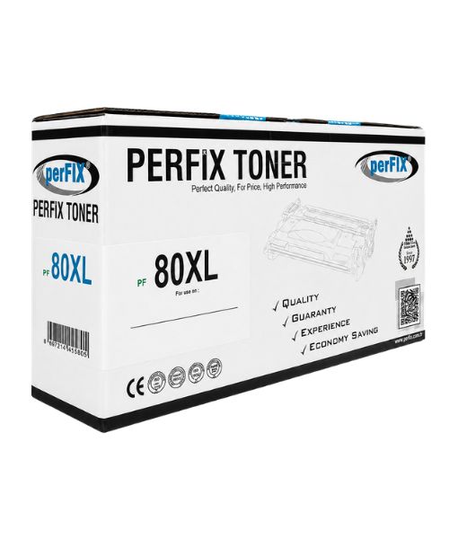 PFX Hp 80XL-10K JUMBO CE505XL-CF280XL Universal Laser Toner