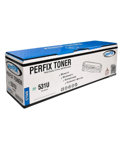PFX Hp PF531U-CE411A-CC531A- CF381A  Mavi Üniversal 2,8K Toner