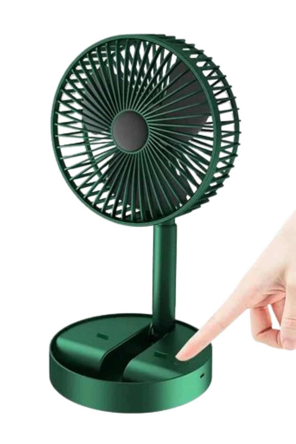 Pratik Katlanabilir Mini Fan USB Şarjlı Telefon Tutucu