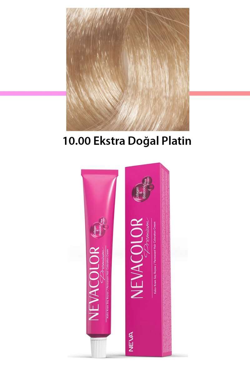 Premium 10.00 Ekstra Doğal Platin - Kalıcı Krem Saç Boyası 50 g Tüp