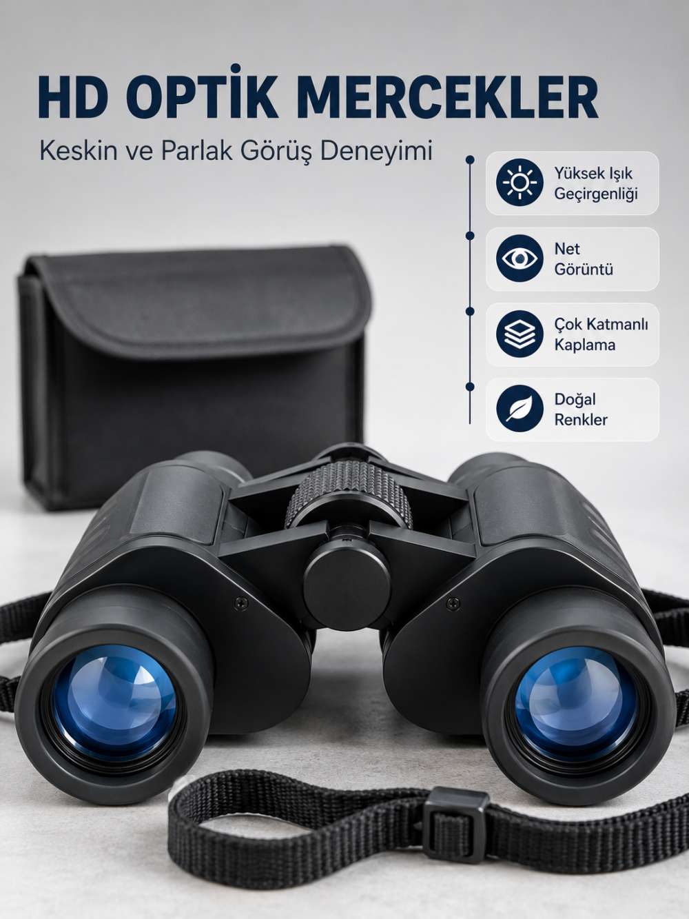 Profesyonel El Dürbünü 20x Yakınlaştırma Doğa Gözlem ve Seyahat İçin İdeal