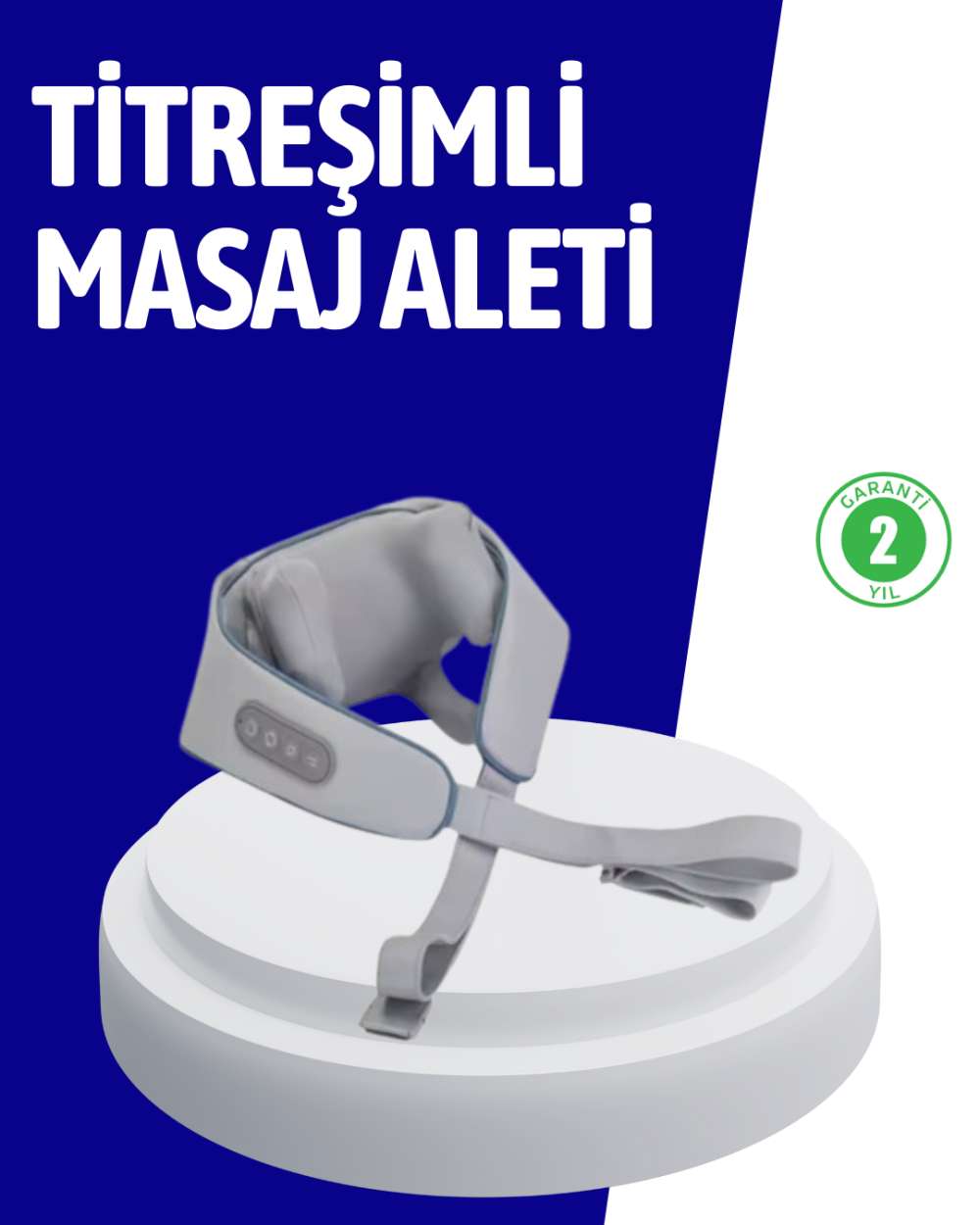 PU Deri Taşınabilir Masaj Aleti | Çok Bölgeli Kullanım