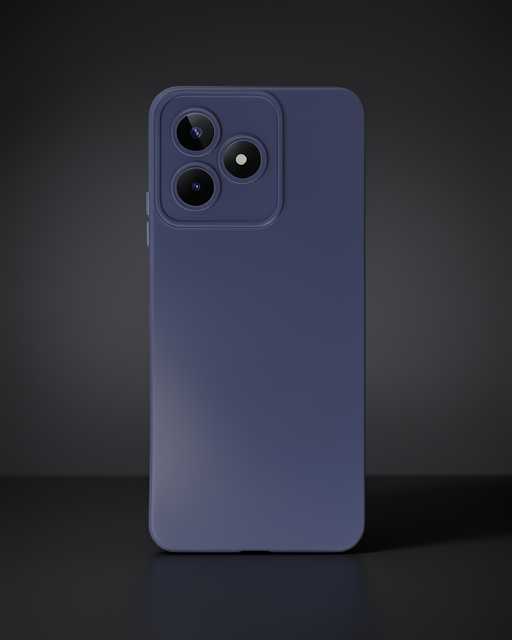 Realme C53 Kılıf Nano İçi Kadife Silikon - Lacivert