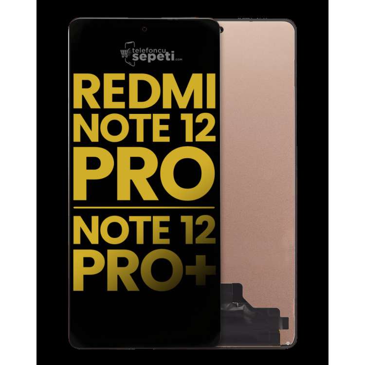 Redmi Note 12 Pro Uyumlu Ekran Dokunmatik Siyah Çı