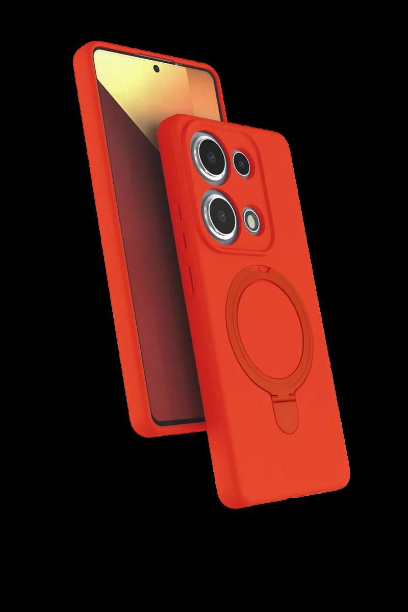 Redmi Note 13 Pro 4G Regal Magsafe Standlı Kapak - Turuncu