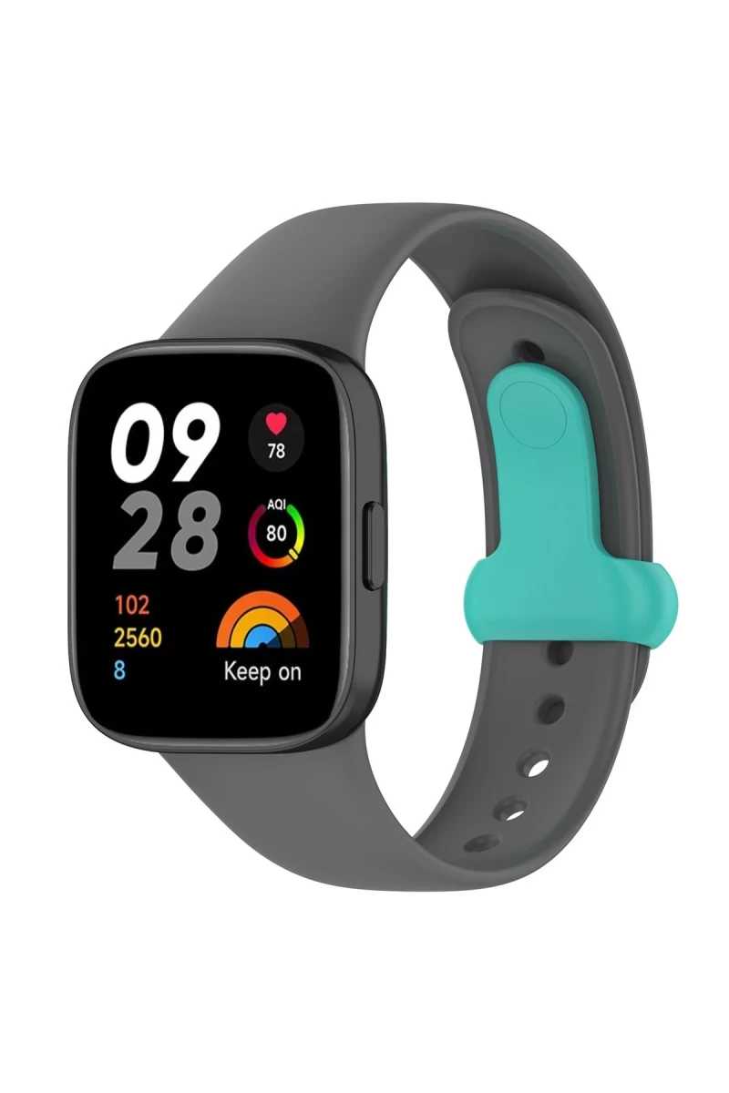 Redmi Watch 3 Origin Silikon Kordon - Füme
