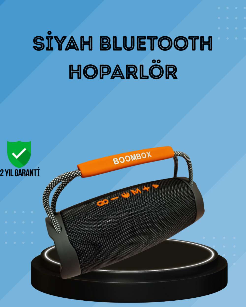 RGB Efektli Derin Baslı Kablosuz Taşınabilir Hoparlör