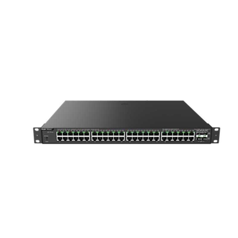 RUIJIE REYEE RG-NBS3100-48GT4SFP-P 48 PORT GIGABIT + 4X1GB SFP UPLINK 370W POE YÖNETİLEBİLİR RACKMOUNT SWITCH