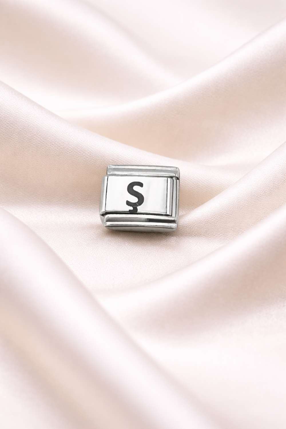 Ş Harfli Charm | Paslanmaz Çelik Harf Charm | Kişiye Özel Bileklik Aksesuarı