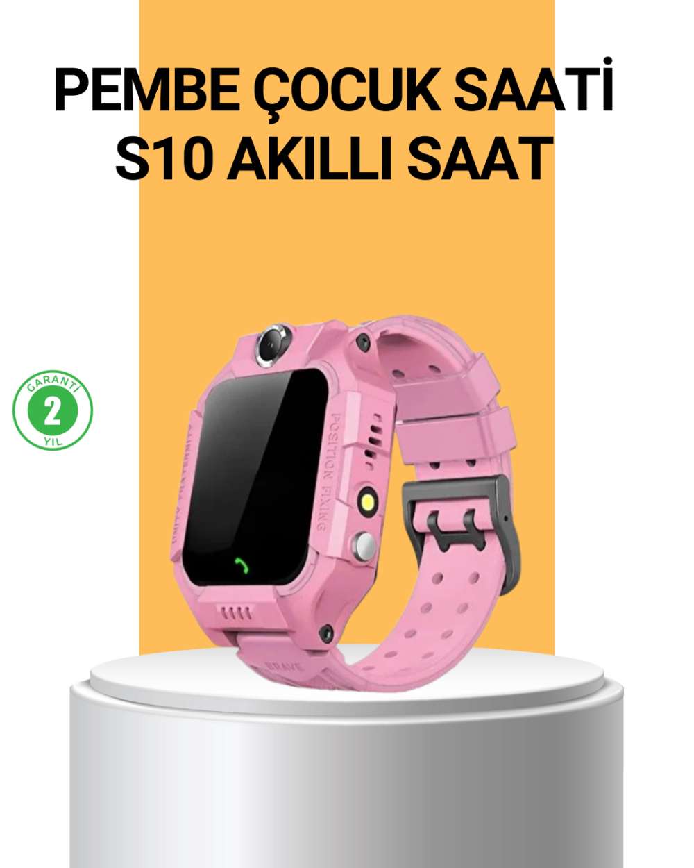 S10 Akıllı Çocuk Saati Anlık Konum ve Sesli Mesaj Destekli