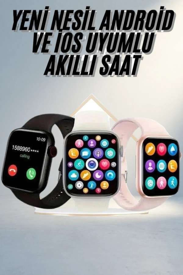 Saat 44 MM Amoled Ekran ile Sağlık Takibi (Akıllı Model)