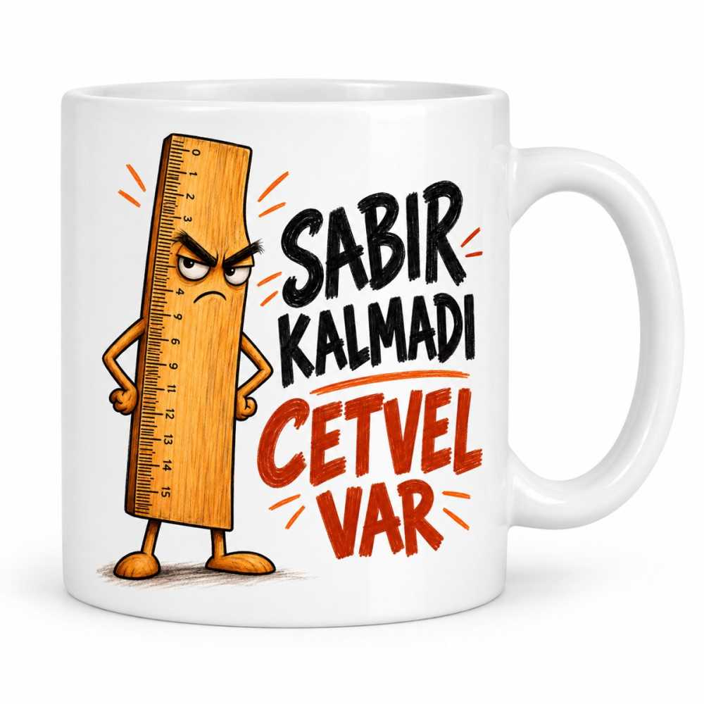 Sabır Ölçer Tasarımlı Porselen Kupa - MODEL 865