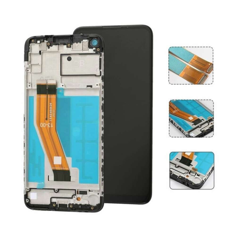 Samsung A11 Dokunmatik Ekran Servis Çıtalı (Siyah)