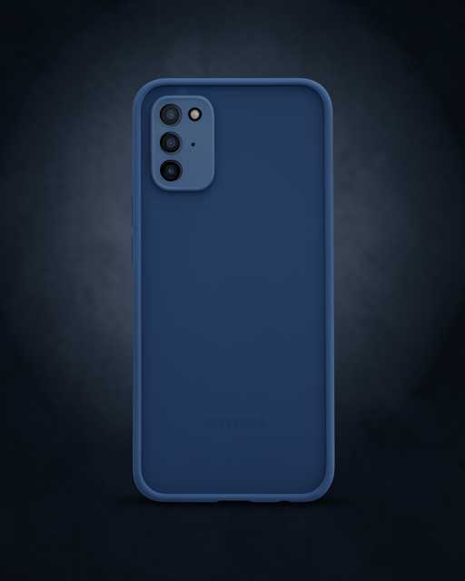 Samsung Galaxy A02s Kılıf Montreal Silikon Kapak - Lacivert