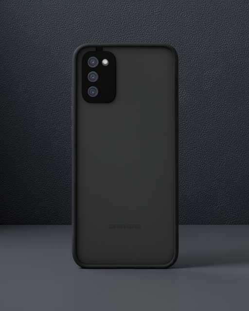 Samsung Galaxy A02s Kılıf Montreal Silikon Kapak - Siyah