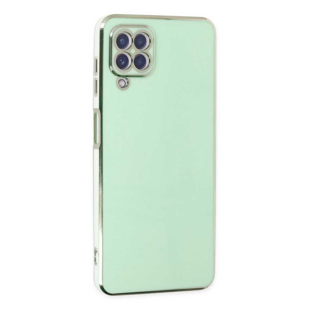 Samsung Galaxy A22 Kılıf Volet Silikon - Açık Yeşil