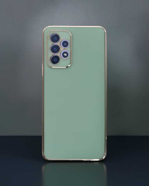 Samsung Galaxy A52 Kılıf Volet Silikon - Açık Yeşil