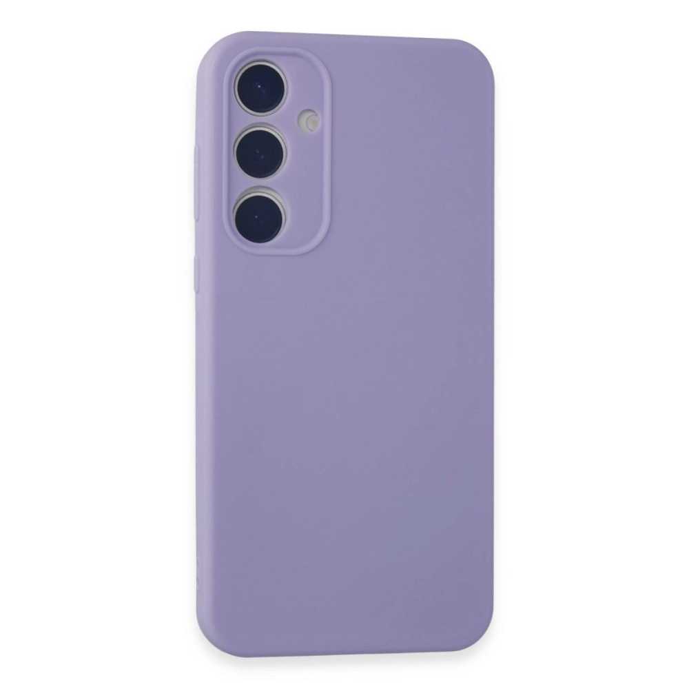 Samsung Galaxy A55 5g Kılıf First Silikon - Lila