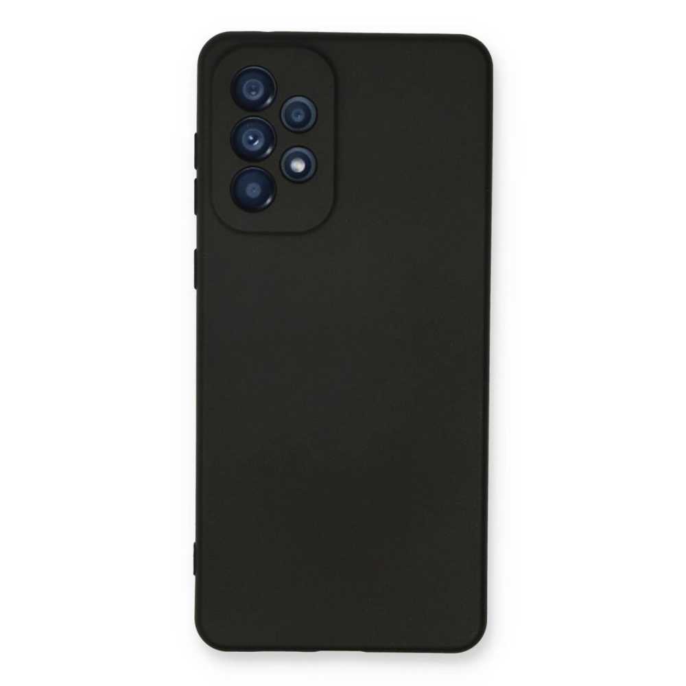 Samsung Galaxy A73 5g Kılıf Nano İçi Kadife Silikon - Siyah