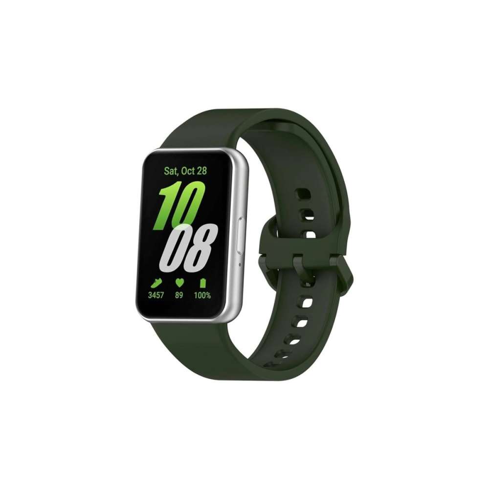Samsung Galaxy Fit 3 Klasik Kordon - Haki Yeşil