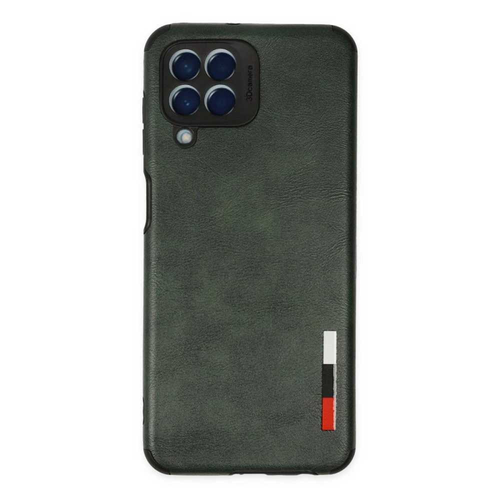 Samsung Galaxy M33 Kılıf Loop Deri Silikon - Yeşil