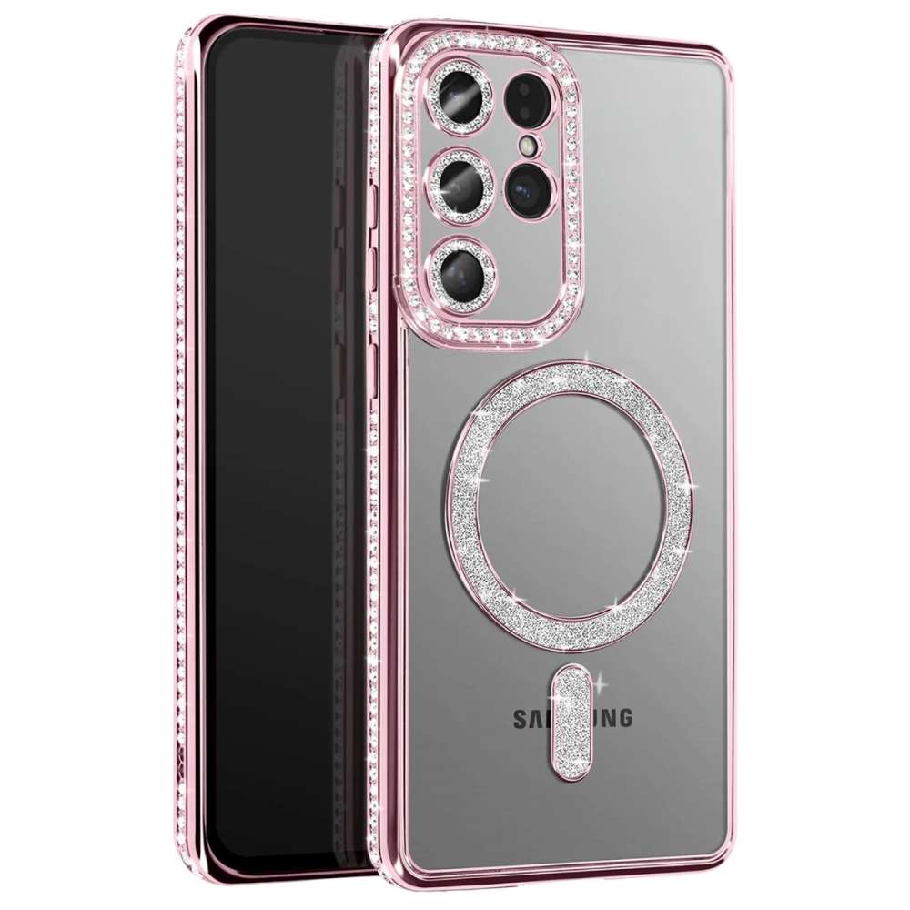 Samsung Galaxy S26 Ultra Joke Simli Magneticsafe Kılıf - Pembe