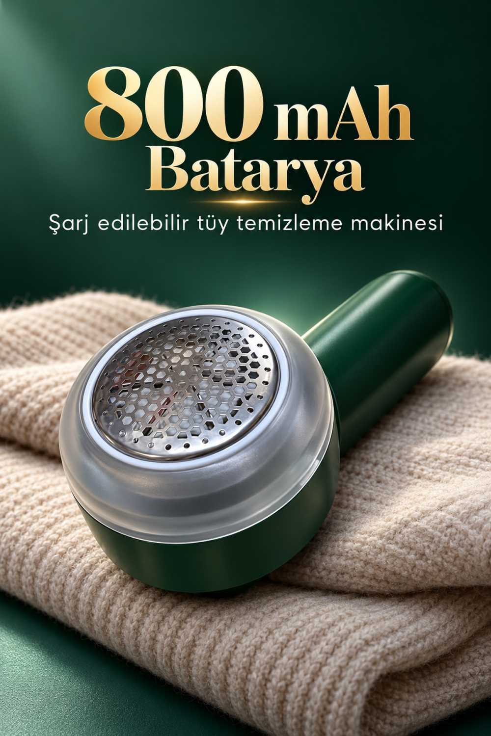 Şarjlı Tüy Temizleme Makinesi 800 mAh Bataryalı