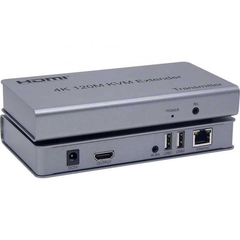 SENSEI 4K-HDTV-EXTENTION 120 METRE 4K CAT6 KVM EXTENDER(HDMI-USB-IR-AUDIO)