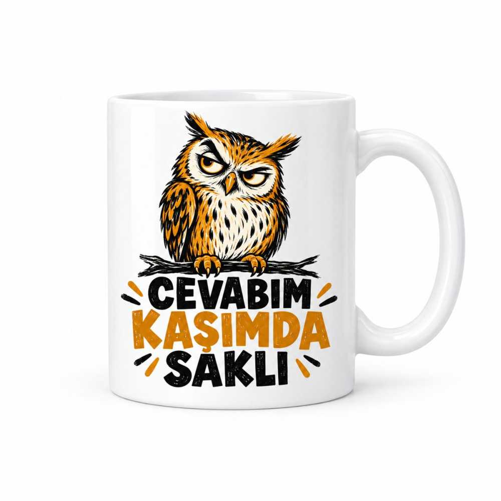 Sessiz Tepki Tasarımlı Porselen Kupa - MODEL 839