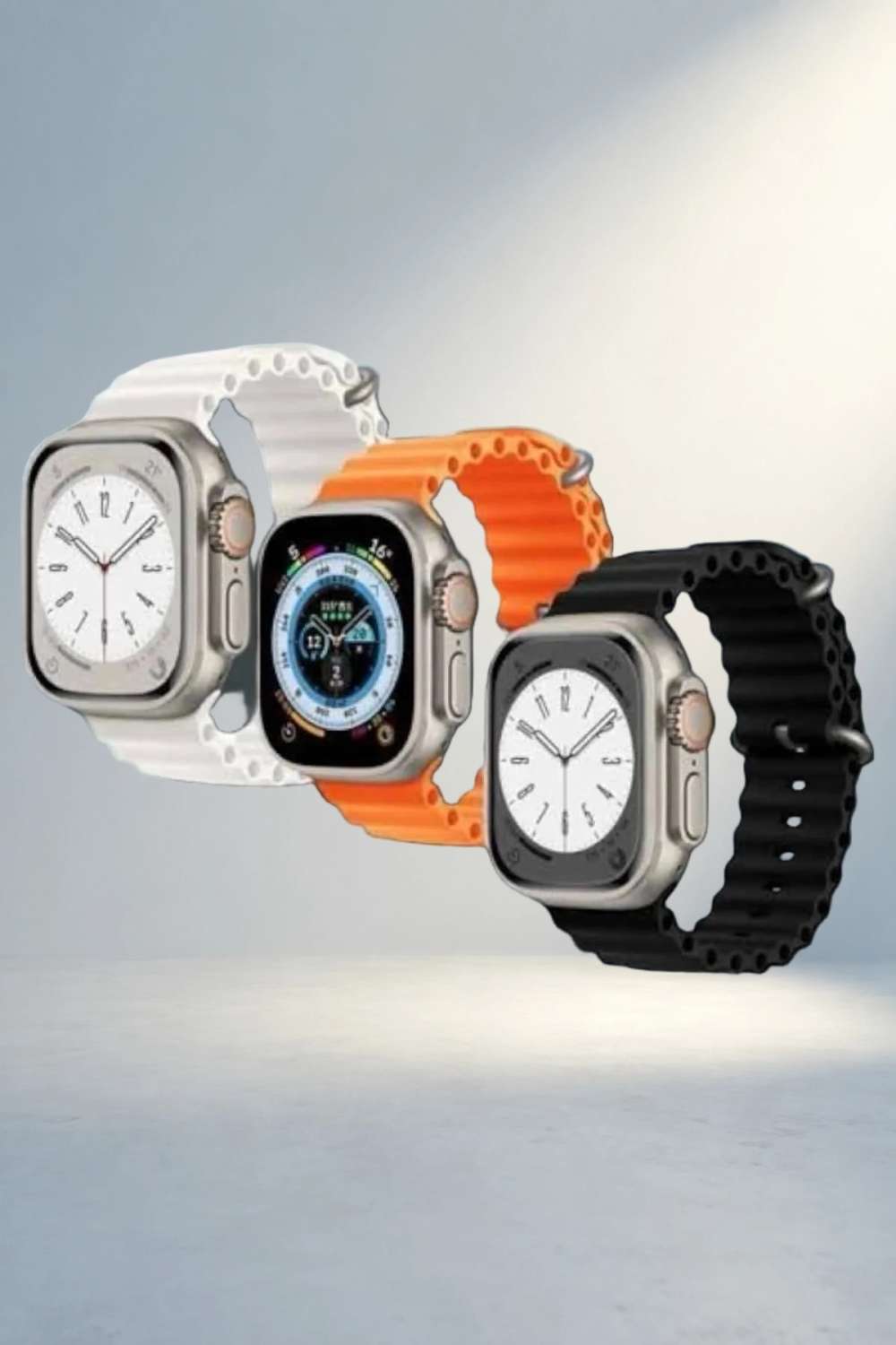 Şık Akıllı Saat 49MM Wireless Şarjlı Android ve iOS Uyumlu