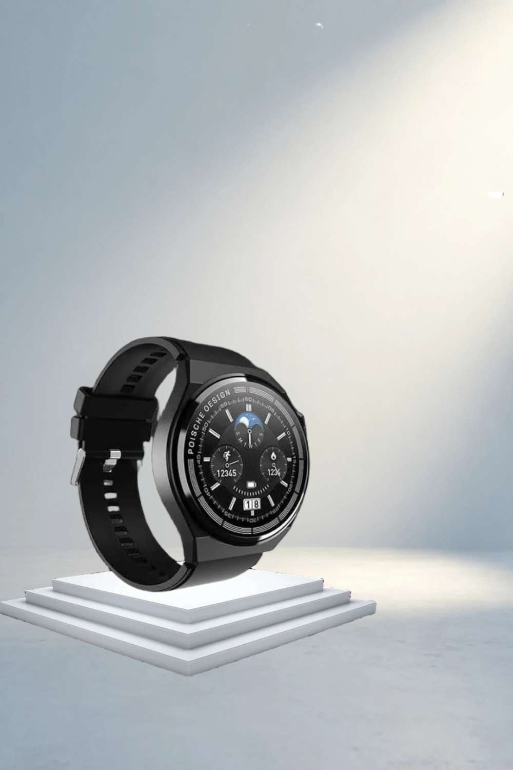 Şık Akıllı Saat AMOLED Ekran GPS Uyumlu Adımsayar