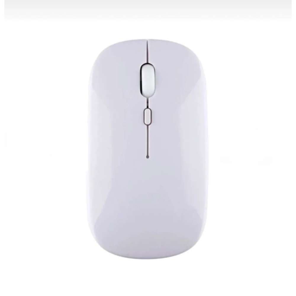Şık Beyaz Bluetooth Mouse Uzun Pil Ömrü ile Kablosuz