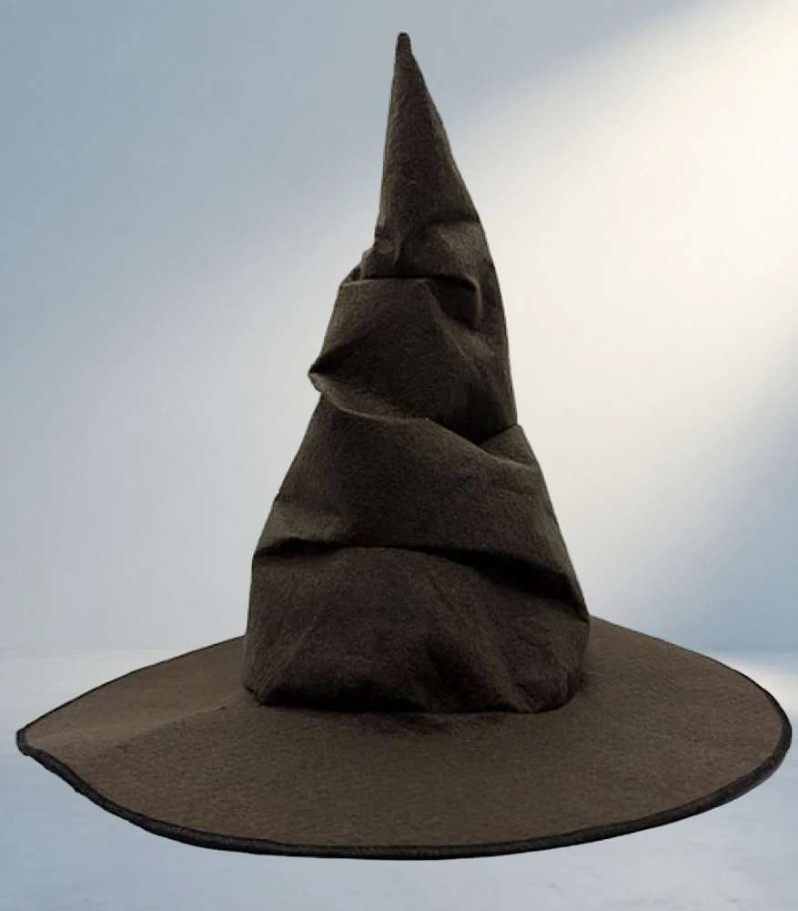 Şık Koyu Kahve Harry Potter Şapkası Yetişkinler İçin