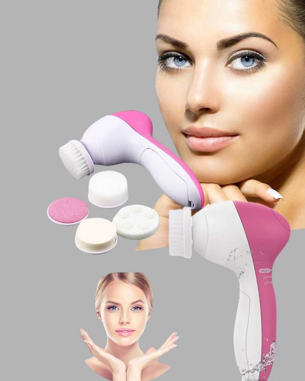 Spa Kalitesinde Yüz Masaj Aleti 2 Adet Başlık ile