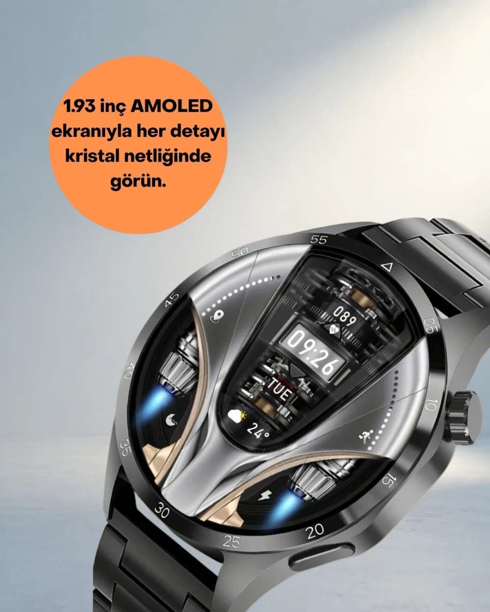 Spor Modları ile SW80 Akıllı Saat 100'den Fazla Özellik