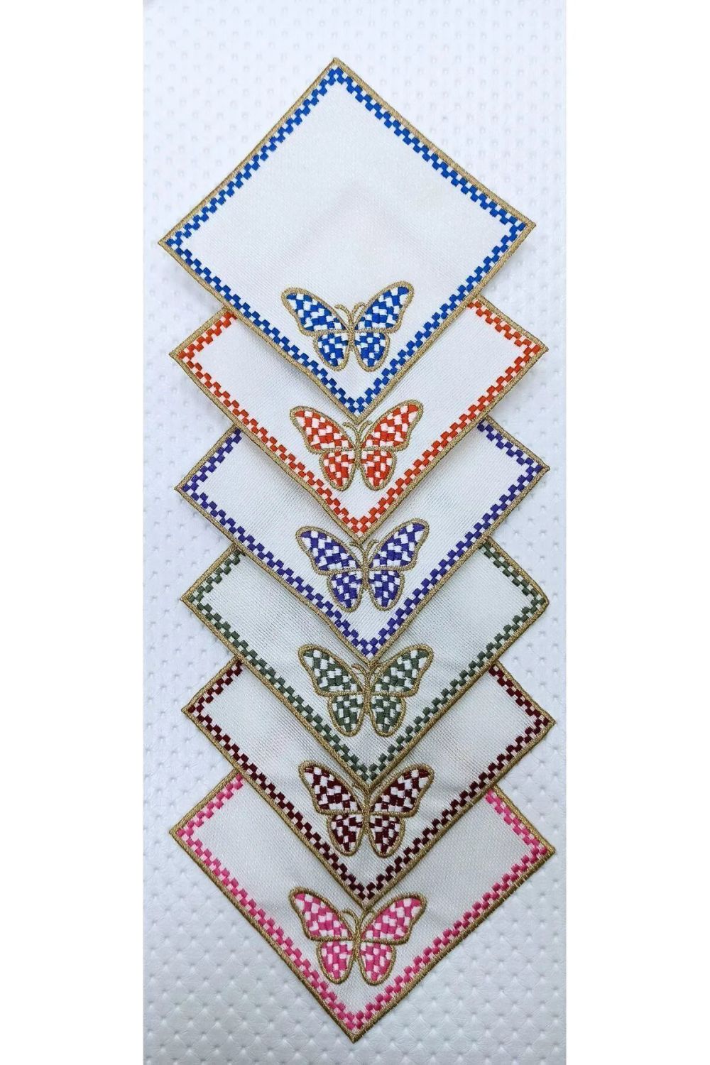 Sunumluk Peçete, Kokteyl Peçetesi, Kahve Yanı Sunumluk, Bardak Altlığı 6 Adet Sunum Peçetesi
