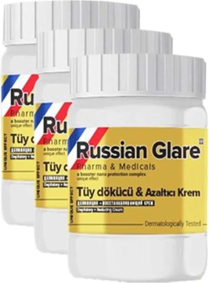 Süper Russıan Glare Tüy Dökücü Azaltıcı Merhem 3 Adet