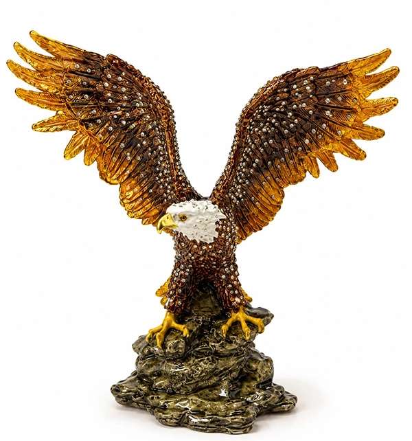 Swaroski Taşlı Kartal Figürü Alk5768
