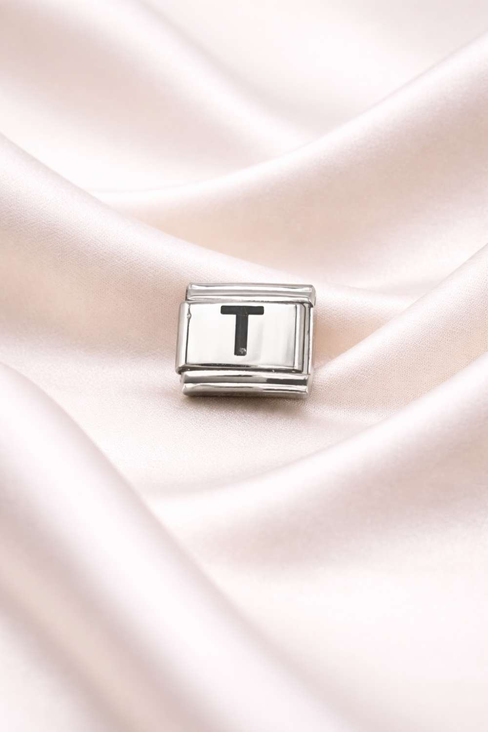 T Harfli Charm | Paslanmaz Çelik Harf Charm | Kişiye Özel Bileklik Aksesuarı