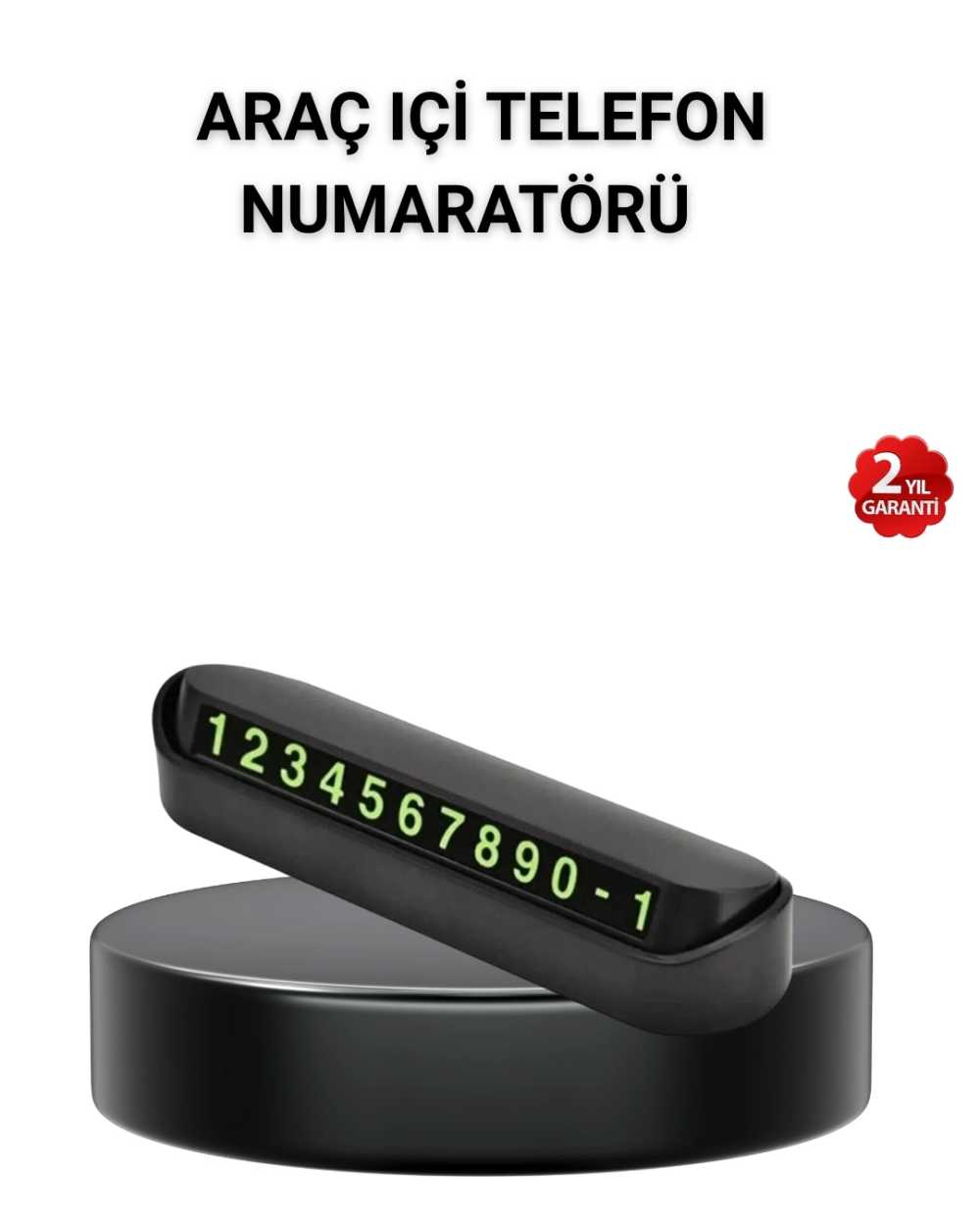 TCX Alüminyum Kasa Gri Çevirmeli Araç İçi Telefon Numaratörü