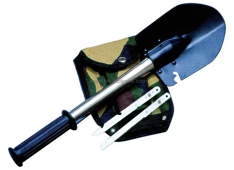 TCX Kpx14 4 Lü Kamp Seti - Bıçak, Testere, Kürek, Balta - Kılıflı